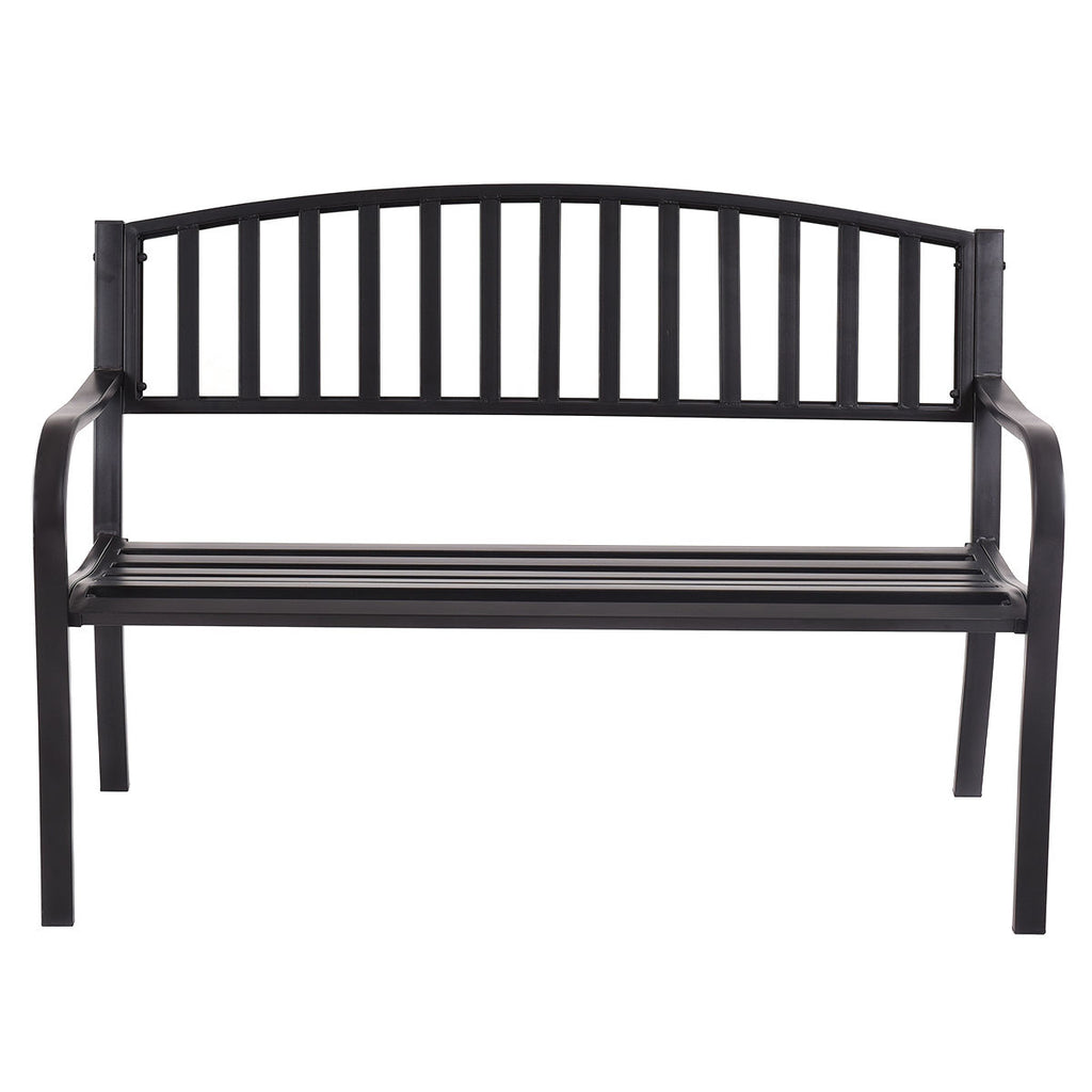 50 Inch Patio Garden Bench Loveseats for Outdoor Meditation