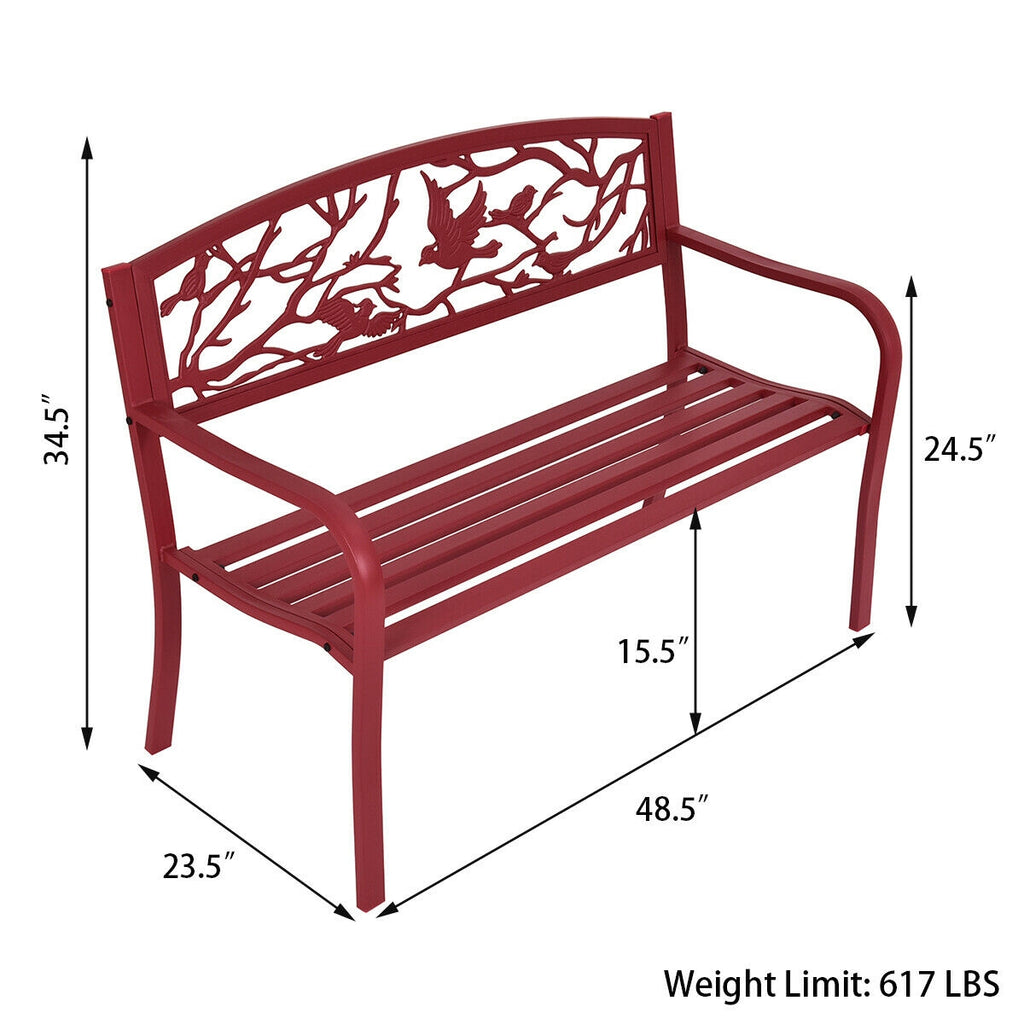 Patio Garden Bench - Outdoor Meditation Furniture