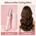Automatic Rotating Long Barrel Curling Wand for Long Hair
