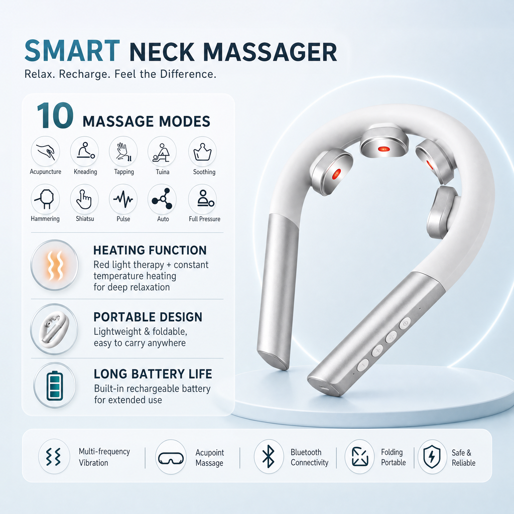 Cervical Spine Massager - Ultimate Head Massager for Relaxation