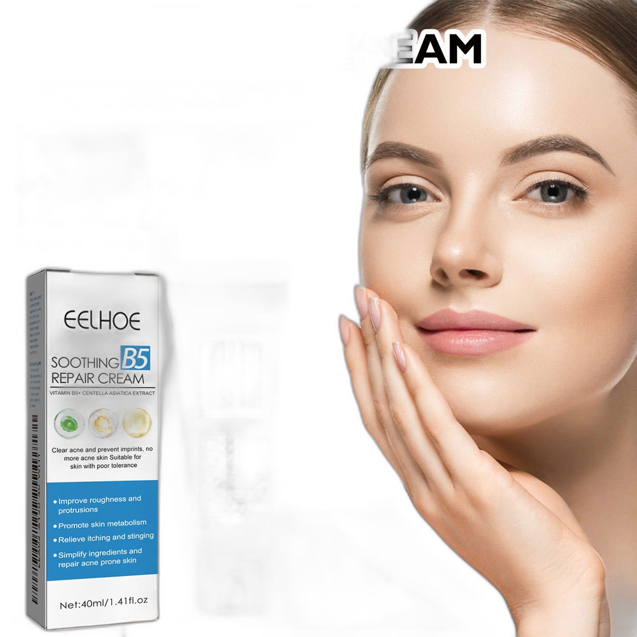 B5 Soothing Repair Cream 40ml - Gentle Cream Cleanser