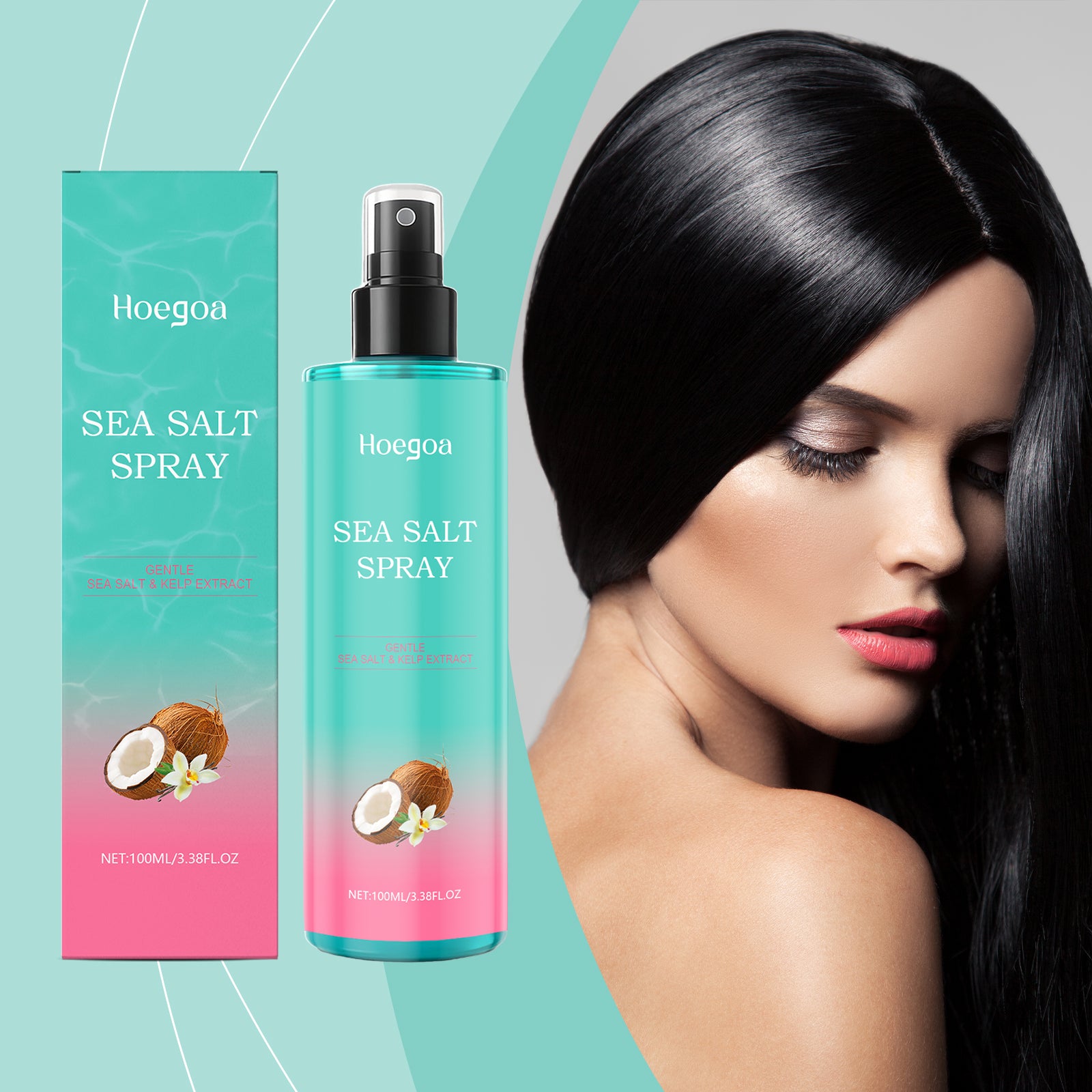 Sea Salt Hair Spray for Effortless Beachy Waves