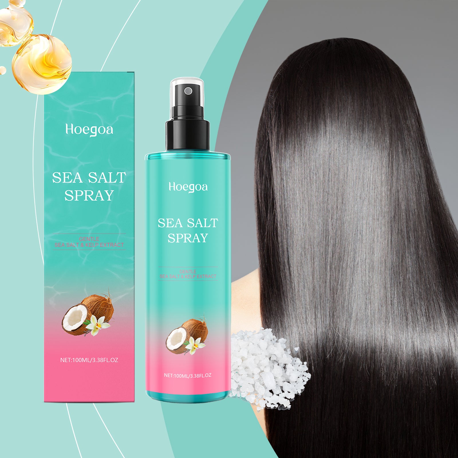 Sea Salt Hair Spray for Effortless Beachy Waves