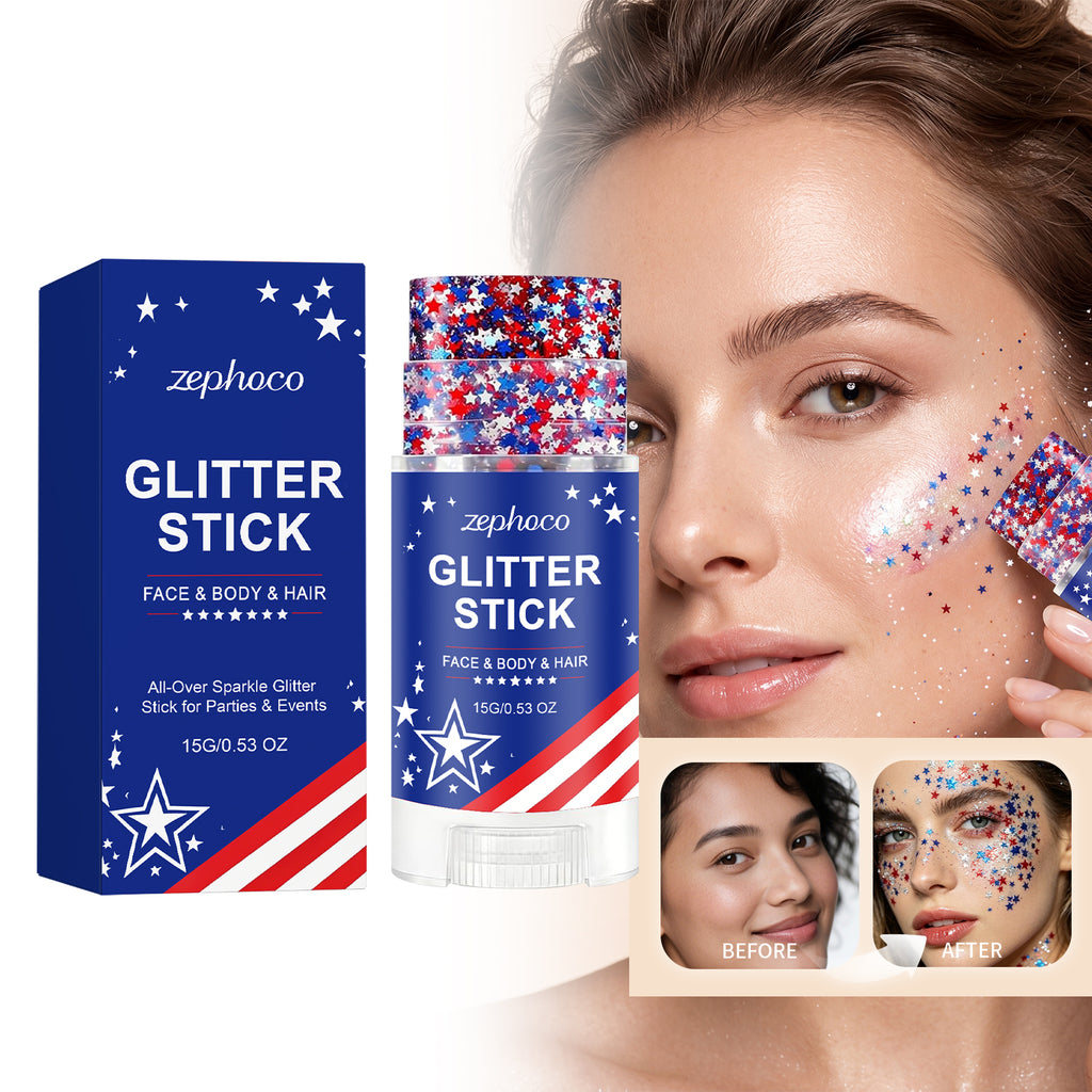 Star Glitter Makeup Stick - Perfect for Your Makeup Organizer
