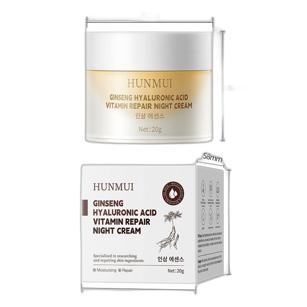 HUNMUI Ginseng Hyaluronic Acid Vitamin Night Cream 20g