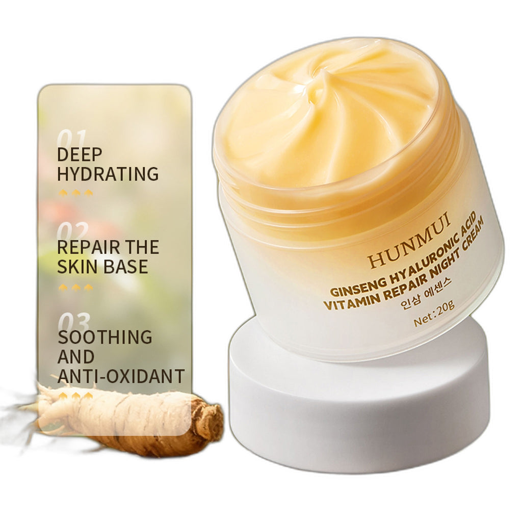 HUNMUI Ginseng Hyaluronic Acid Vitamin Night Cream 20g
