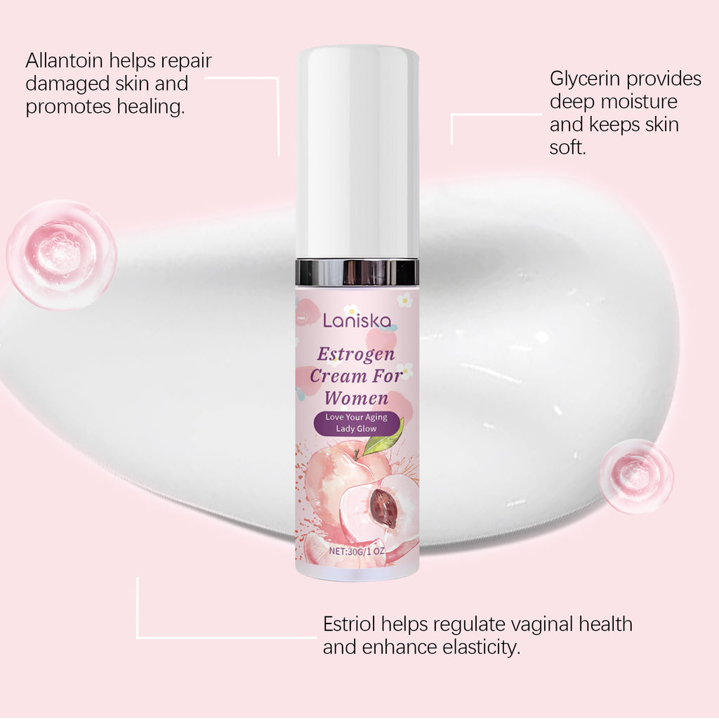 Women's Estrogen Intimate Care Cream for Dryness Relief