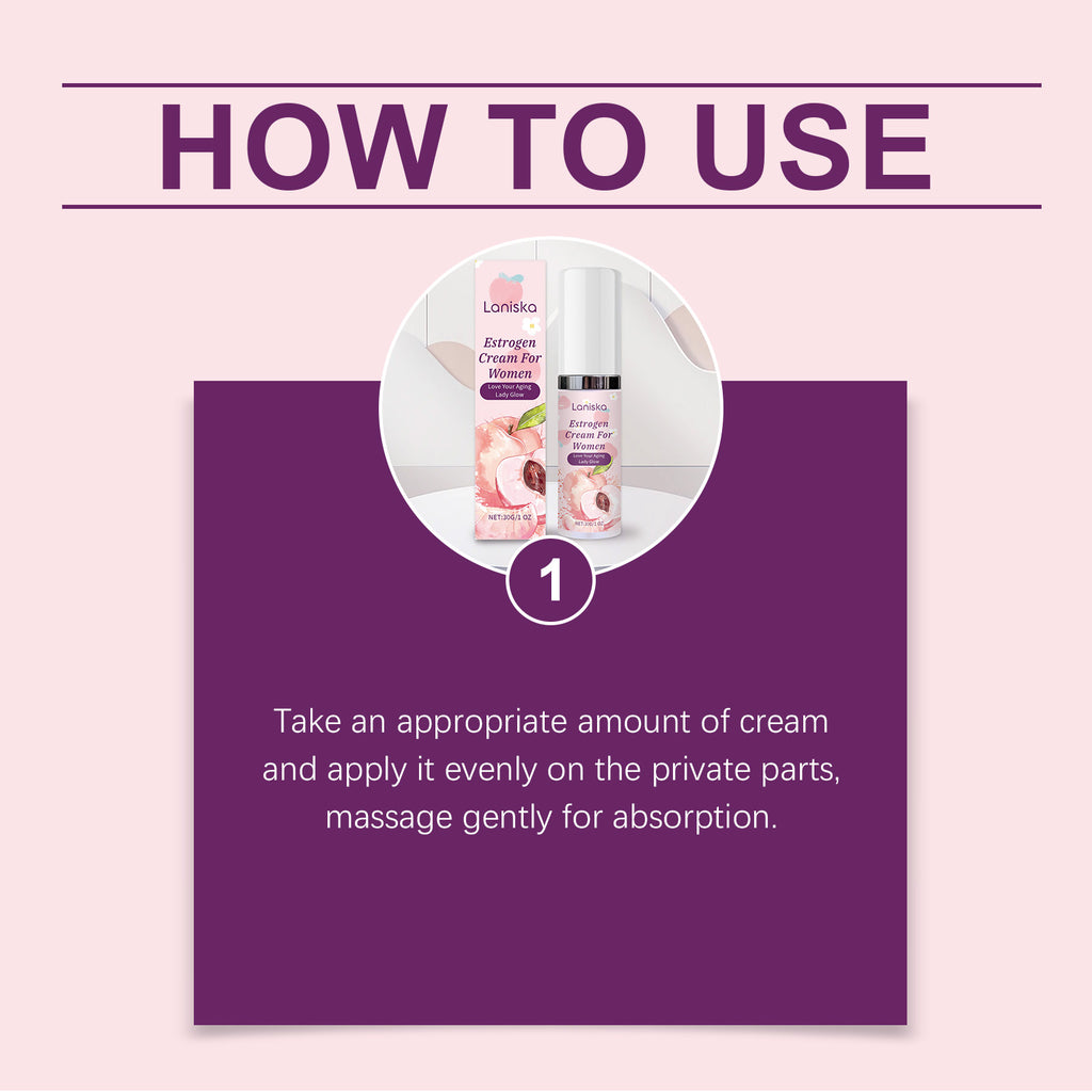 Women's Estrogen Intimate Care Cream for Dryness Relief