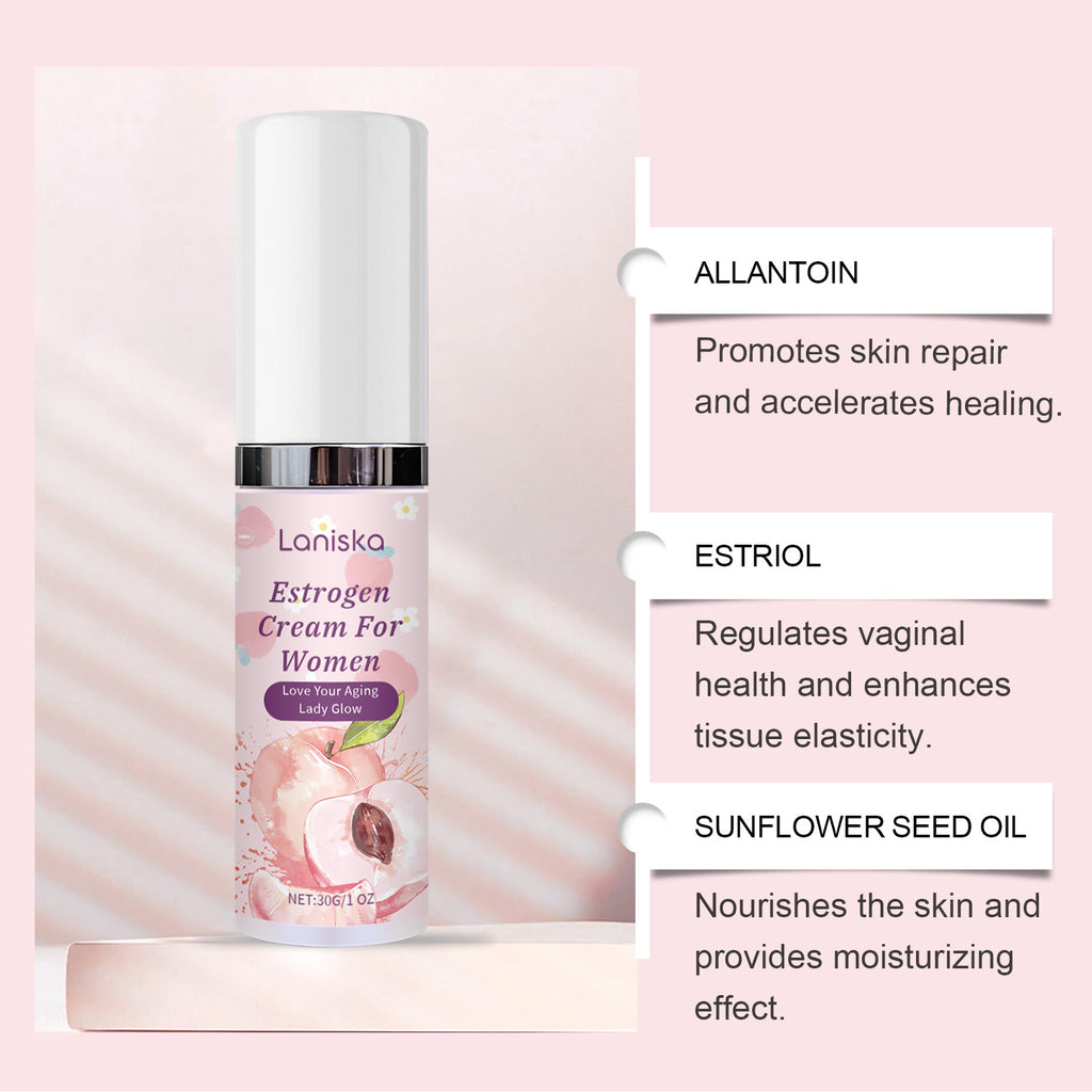 Women's Estrogen Intimate Care Cream for Dryness Relief