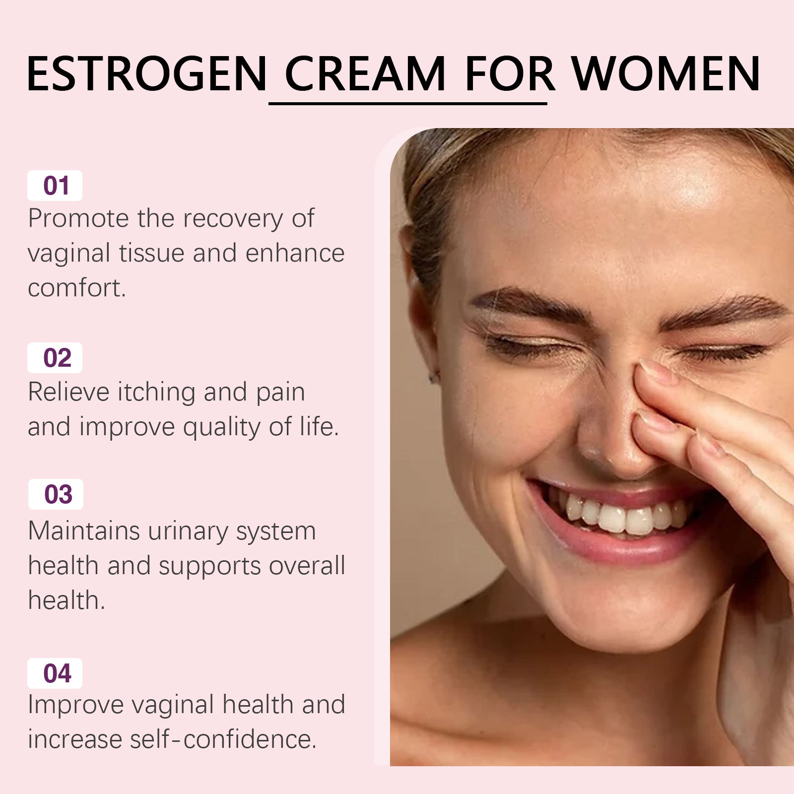Women's Estrogen Intimate Care Cream for Dryness Relief