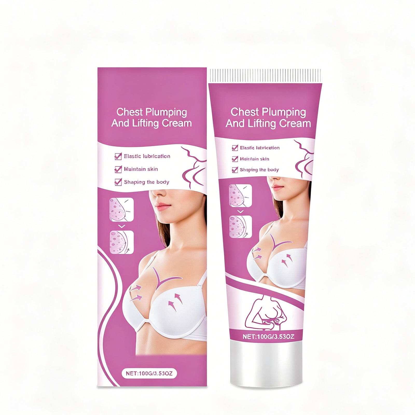 Chest Plumping Lifting Massage Cream with Vitamin E