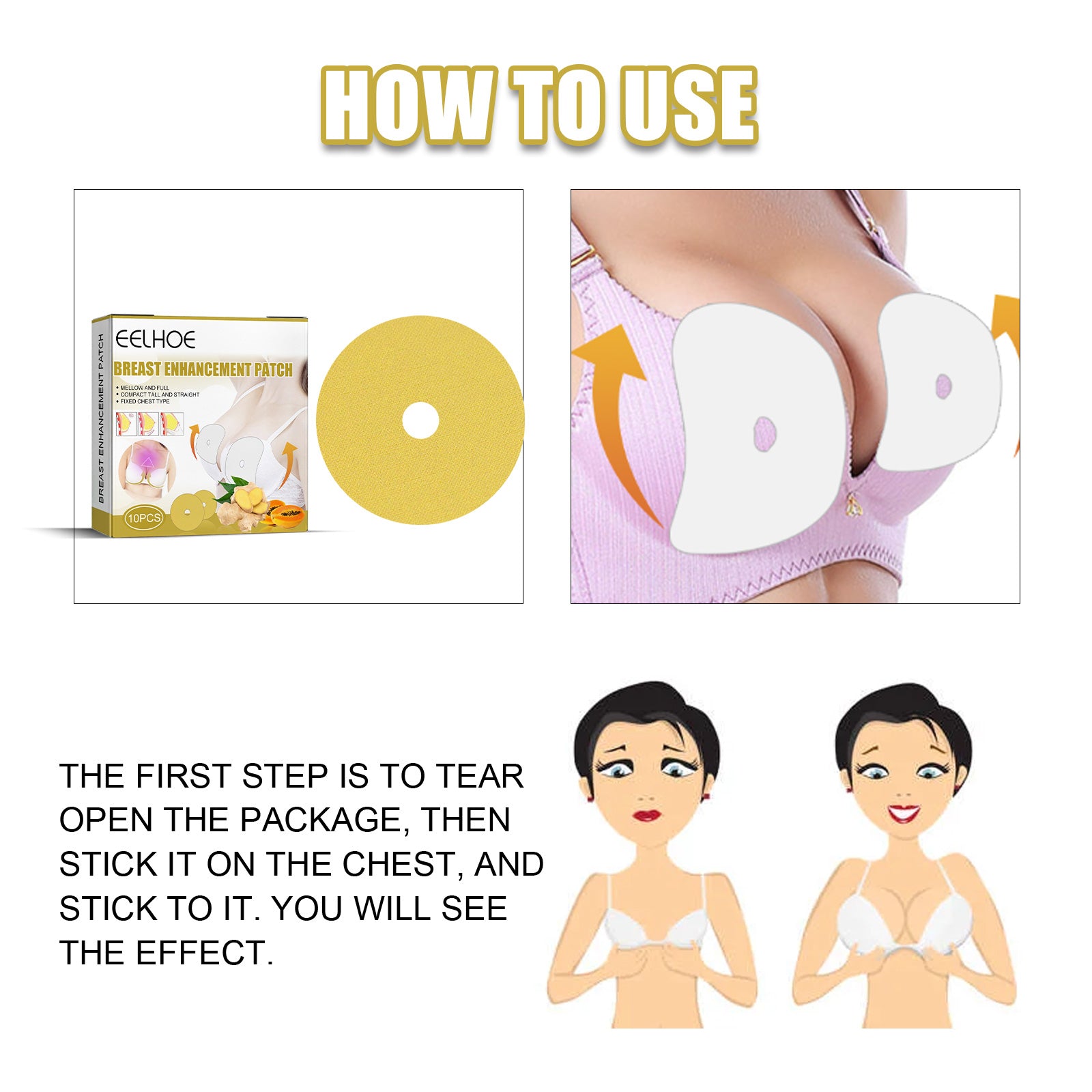 Ginger Papaya Breast Enhancement Patch - Body Care Solution