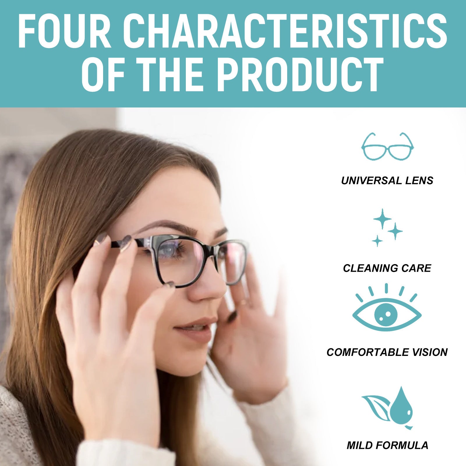 Jakehoe Eye Lens Cleaning Spray - Gentle Anti-Fog Solution