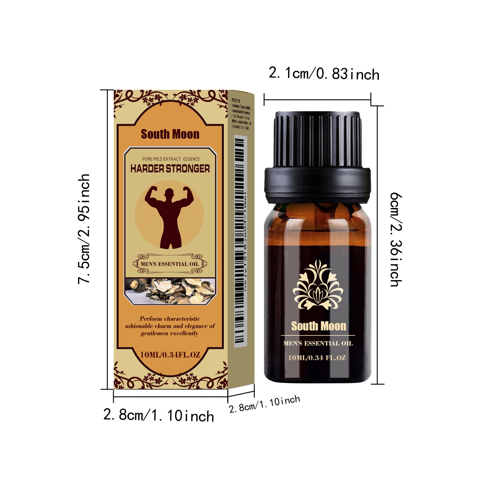 Men's Care Essential Oil - Jojoba & Ophiopogon Massage Oil 10ml