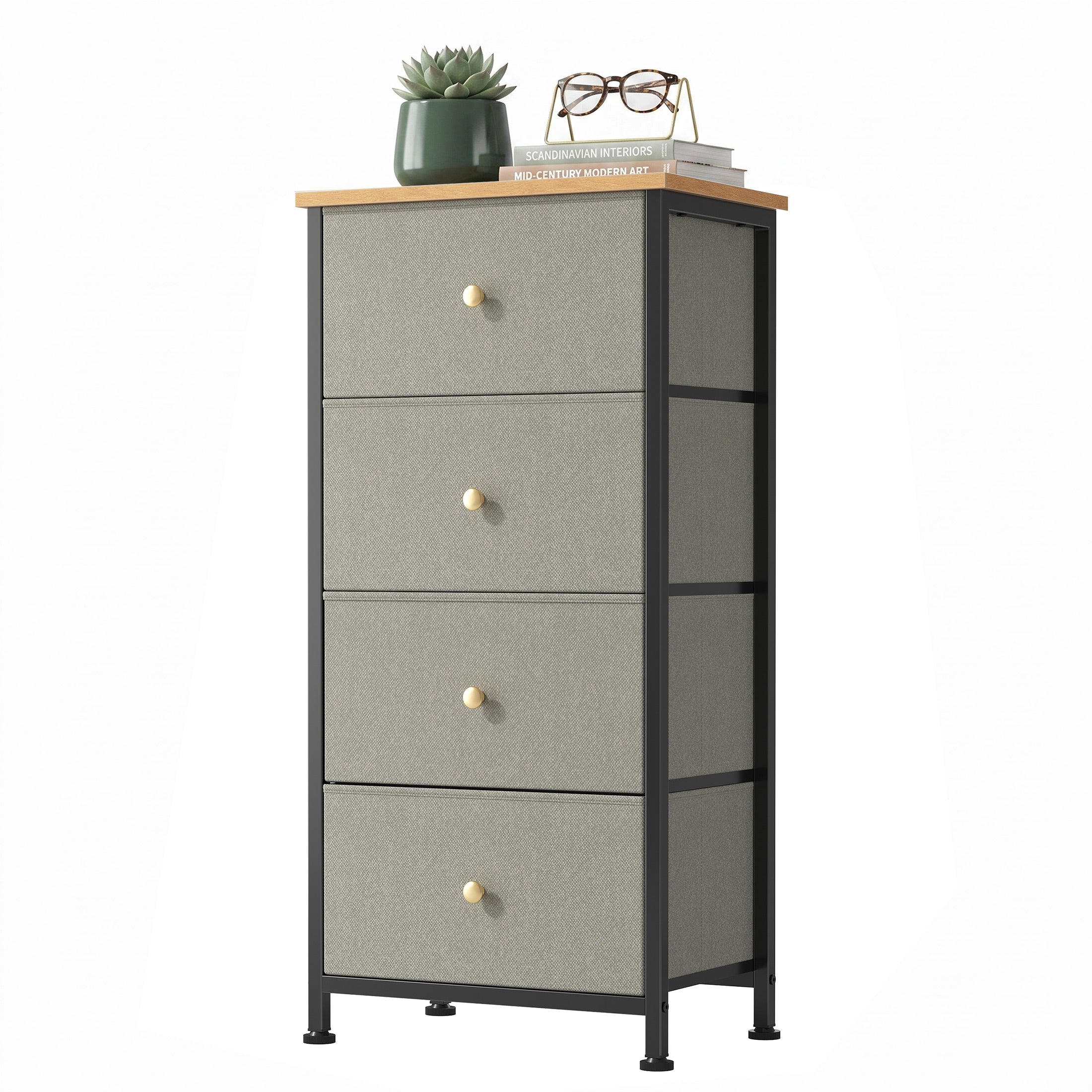 4-Drawer Storage Cabinet - Perfect Drawer Organizer for Any Room