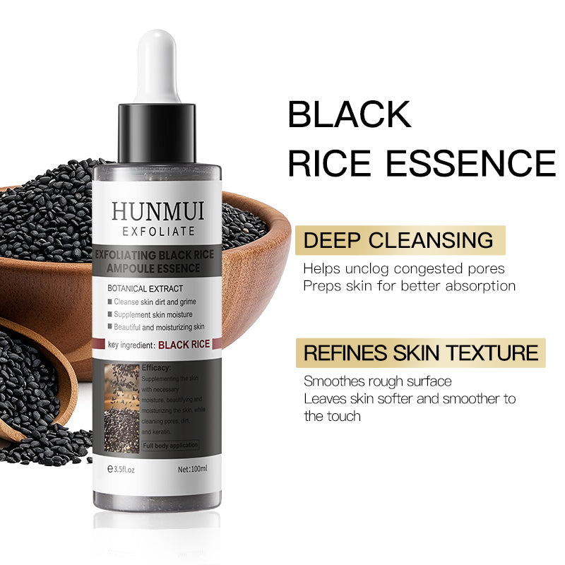 HUNMUI Rice Black Rice Exfoliating Ampoule - Refresh Your Skin