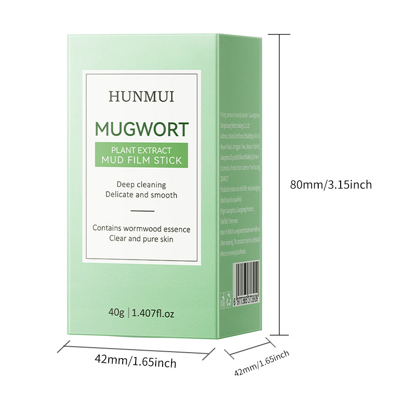 HUNMUI Mugwort Plant Extract Clay Mask Stick - 40g