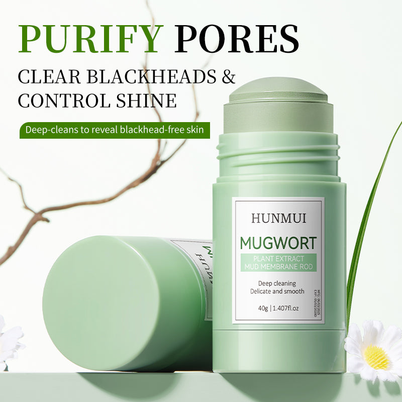 HUNMUI Mugwort Plant Extract Clay Mask Stick - 40g