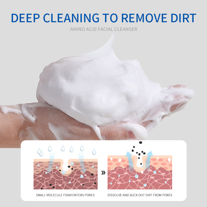 HLMY Amino Acid Facial Cleanser for Glowing Skin