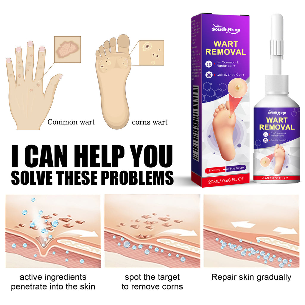 SOUTH MOON Foot Care Solution - Cleanses and Moisturizes Skin