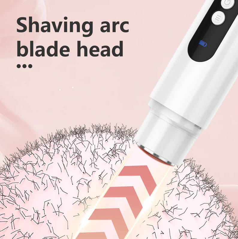 Waterproof Mini Electric Hair Trimmer for Women - Compact Tool