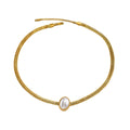 Unique Exaggerated Flat Snake Bone Chain Necklace for Women