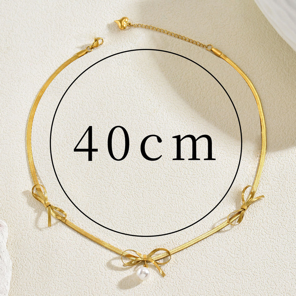 Cross-Border European Style Necklaces for Women - Bow Pendant