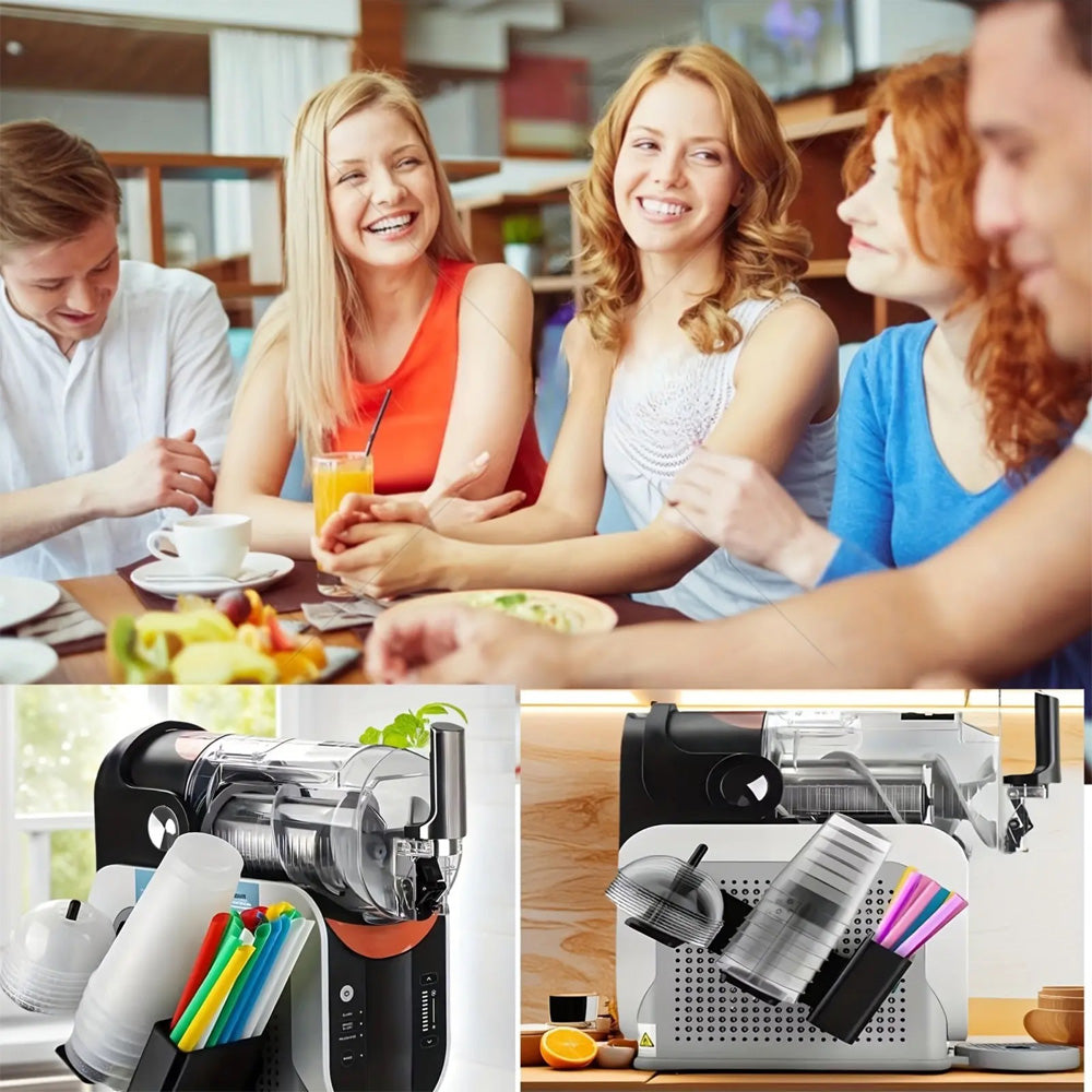 Cup Organizer for Machine - Paper Cup Holder & Lid Dispenser