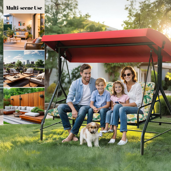 Comfortable Outdoor Swing Cushions 63 Inch - Waterproof & Thick