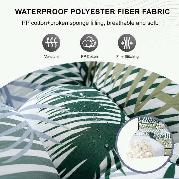 Outdoor Swing Cushions 63 Inch - Waterproof Meditation Cushion