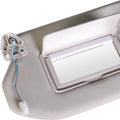 Driver Side Sun Visor Gray W-Mirror for Nissan Pathfinder