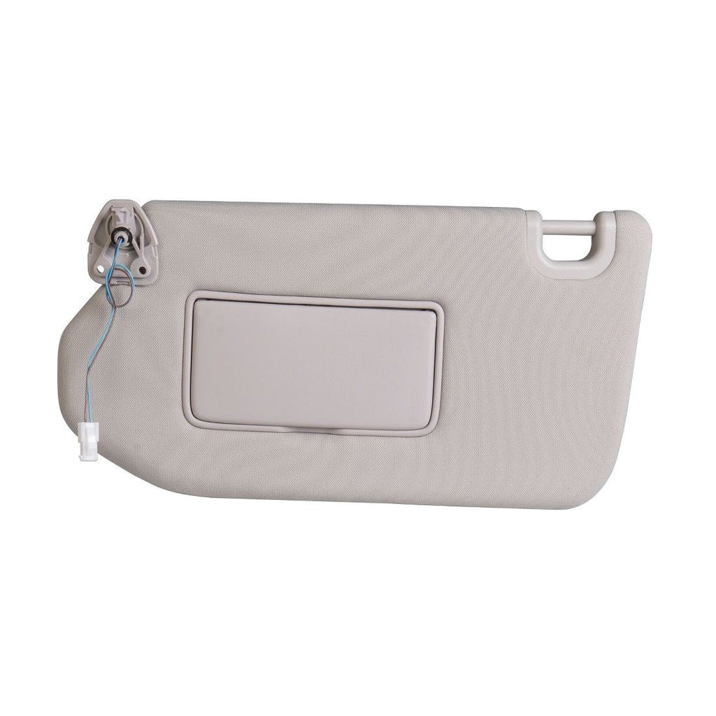 Driver Side Sun Visor Gray W-Mirror for Nissan Pathfinder