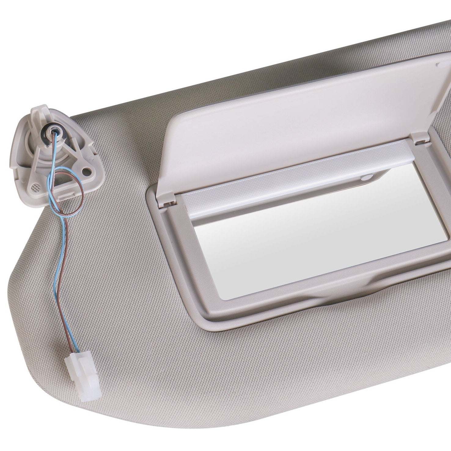 Driver Side Sun Visor Gray W-Mirror for Nissan Pathfinder