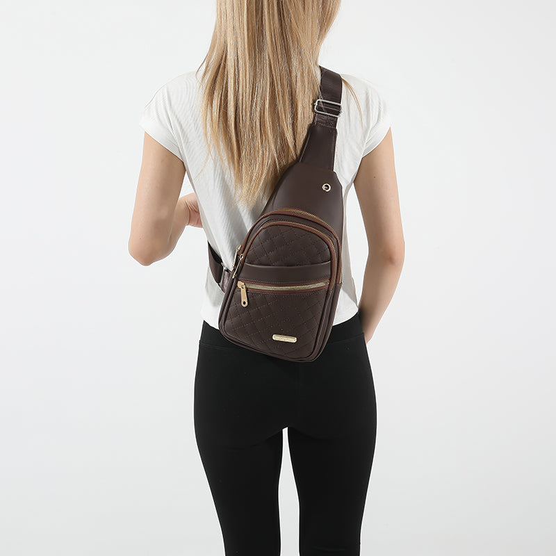 Water Resistant Sling Bag for Travel & Yoga Mat - Unisex