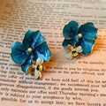 Vintage Silver Needle Elegant Earrings for Women - Retro Studs