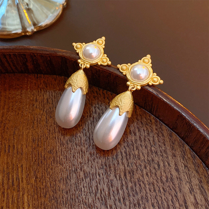 Elegant French Vintage Premium Stud Earrings for Women