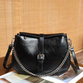Cross-border Genuine Leather Saddle Bag - Women's Fashion