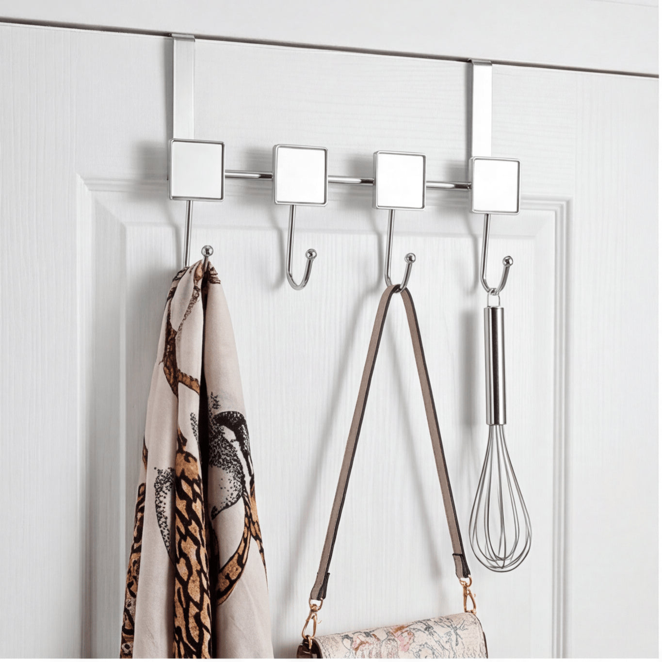 Set of 4 Christmas Stocking Hooks - Desk Organizer for Festive Decor