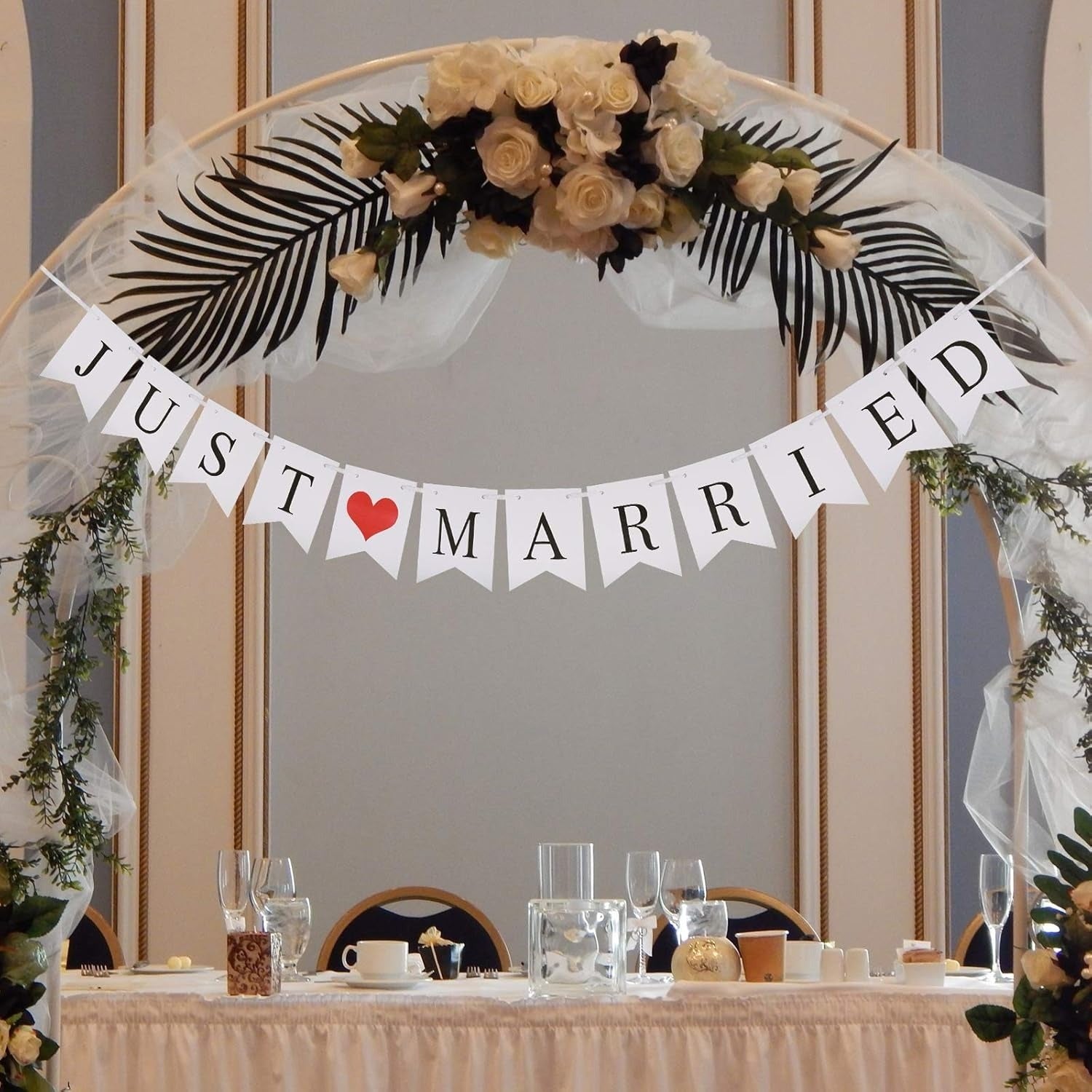 Mr & Mrs Letter Signs Wedding Table Decoration