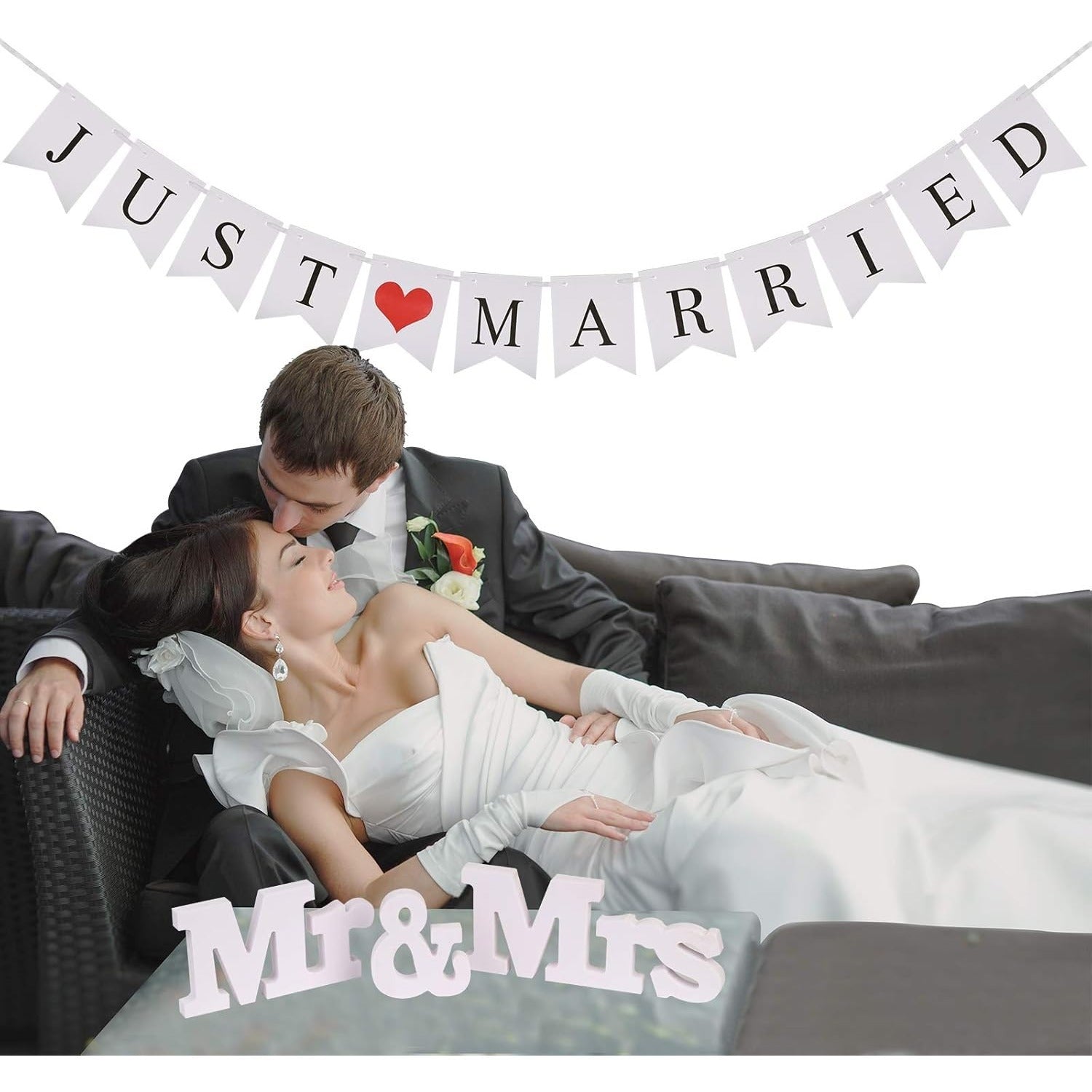 Mr & Mrs Letter Signs Wedding Table Decoration