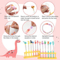 24-Piece Cartoon Dinosaur Cosmetic Bag Party Set