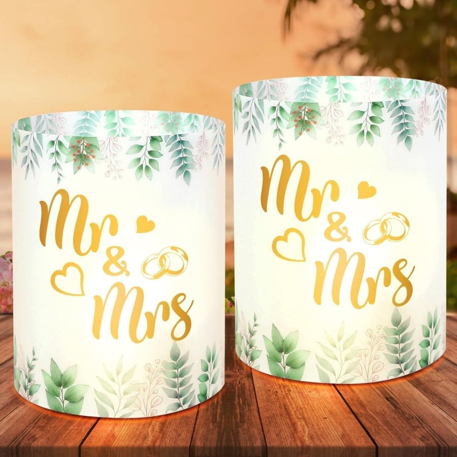 Mr & Mrs Lampshades - Romantic Tealight Holders for Weddings