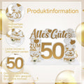 Golden Wedding Anniversary Money Gift for 50th Celebration