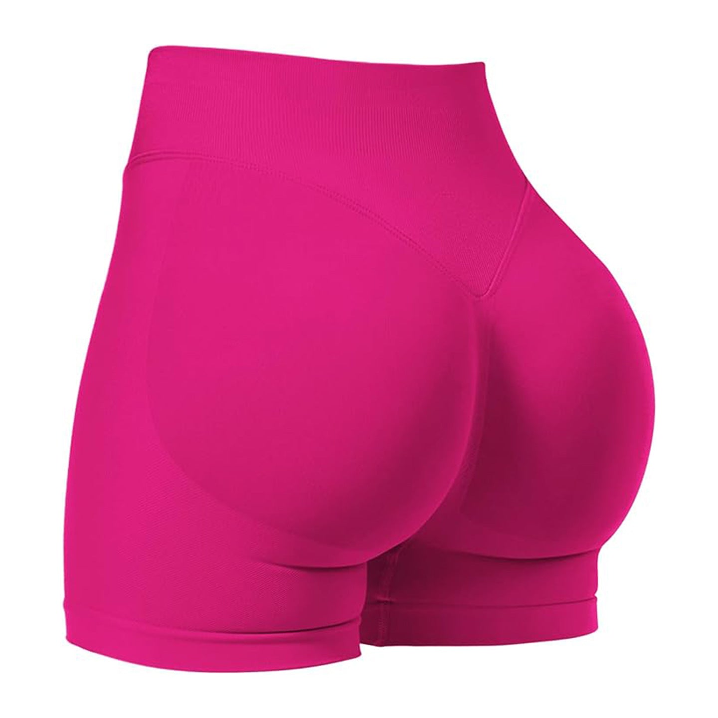 Women's High-Waist Yoga Shorts for Fitness & Running