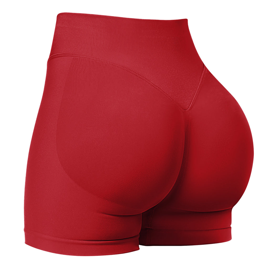 Women's High-Waist Yoga Shorts for Fitness & Running