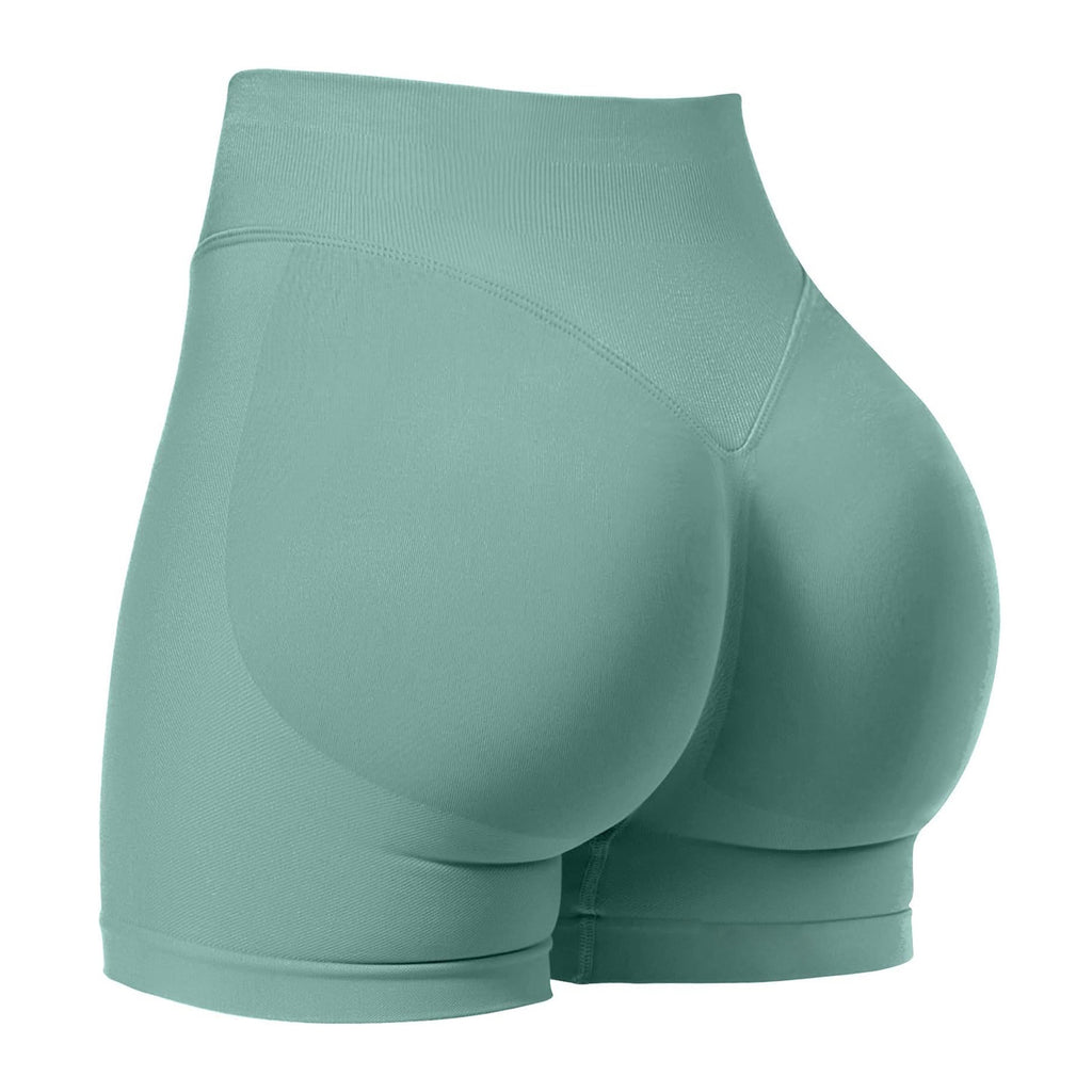 Women's High-Waist Yoga Shorts for Fitness & Running