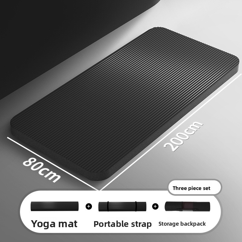 Non-slip Extra-long Extra-wide Yoga Fitness Mat for Home & Gym