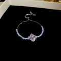 18K Gold Filled Colorful Oval CZ Bracelet for Ladies