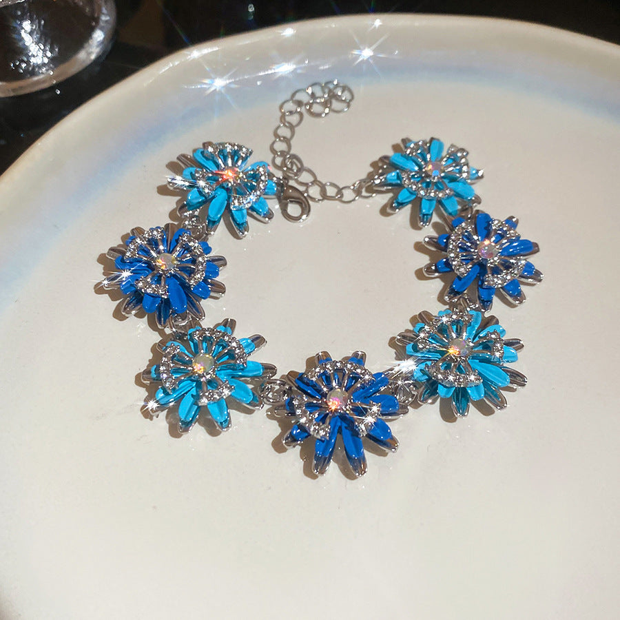 Elegant Geometric Zirconia Bracelet - Versatile Fashion Jewelry