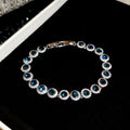 Ins Style Diamond-shaped Zircon Bracelet - Ethereal Shiny Bangle